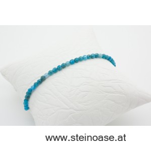 Armband Apatit facettiert 3mm